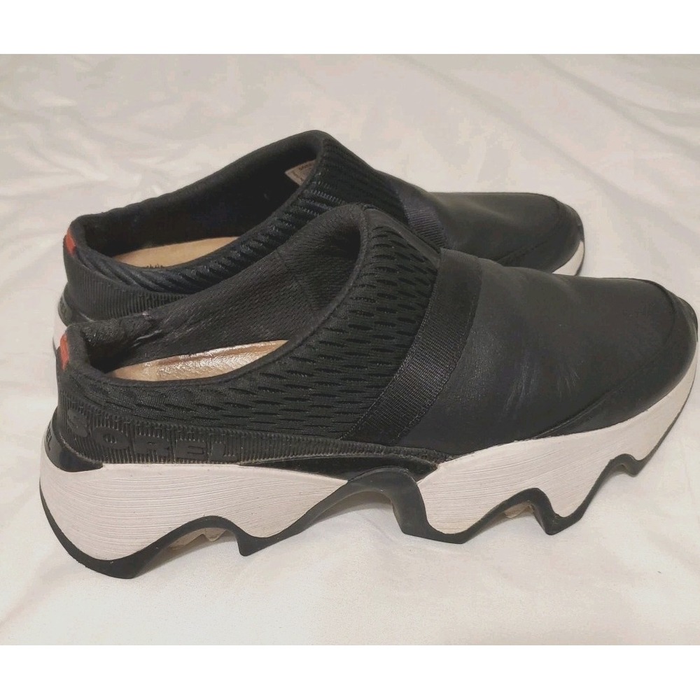 SOREL‎ N4955-010 Kinetic Impact II Mule Black / Sea Salt Women's Size 6